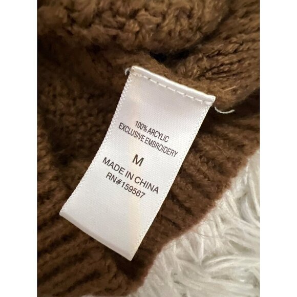 Ally Mae Knit Sweater Tank Top Sunflower Embroidered Sleeveless M - Picture 3 of 6